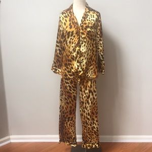 Victoria Secret- Satin Leopard PJs